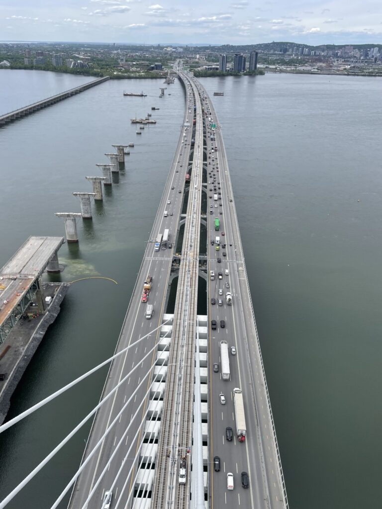 Security system on a bridge