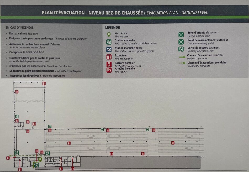 Evacuation plan